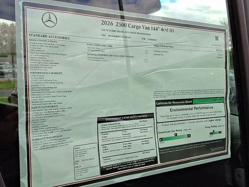 Used 2026 Mercedes-Benz Sprinter 2500 image 22