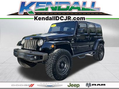 Certified 2017 Jeep Wrangler Unlimited Sahara