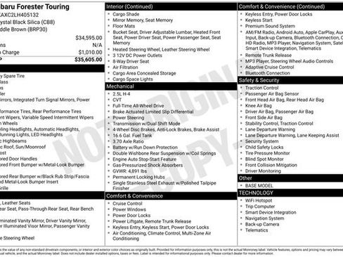 Used 2020 Subaru Forester Touring image 5