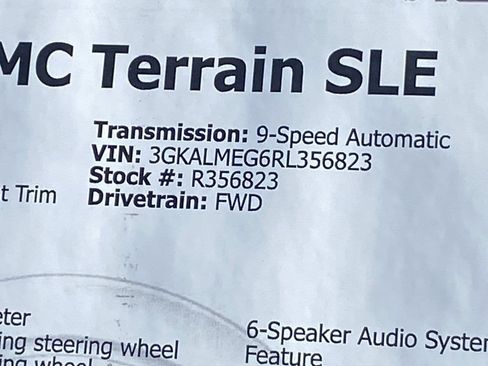 Used 2024 GMC Terrain SLE FWD image 35