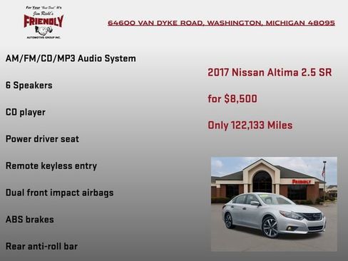 Used 2017 Nissan Altima 2.5 SR image 5