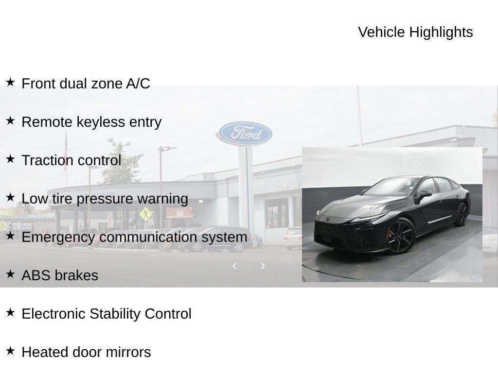 Used 2026 Lexus ES 500e w/ Accessory Package (Z1) AWD/4WD image 9