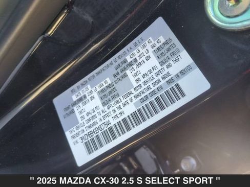 Used 2025 MAZDA CX-30 AWD 2.5 S w/ Select Sport Pkg image 34