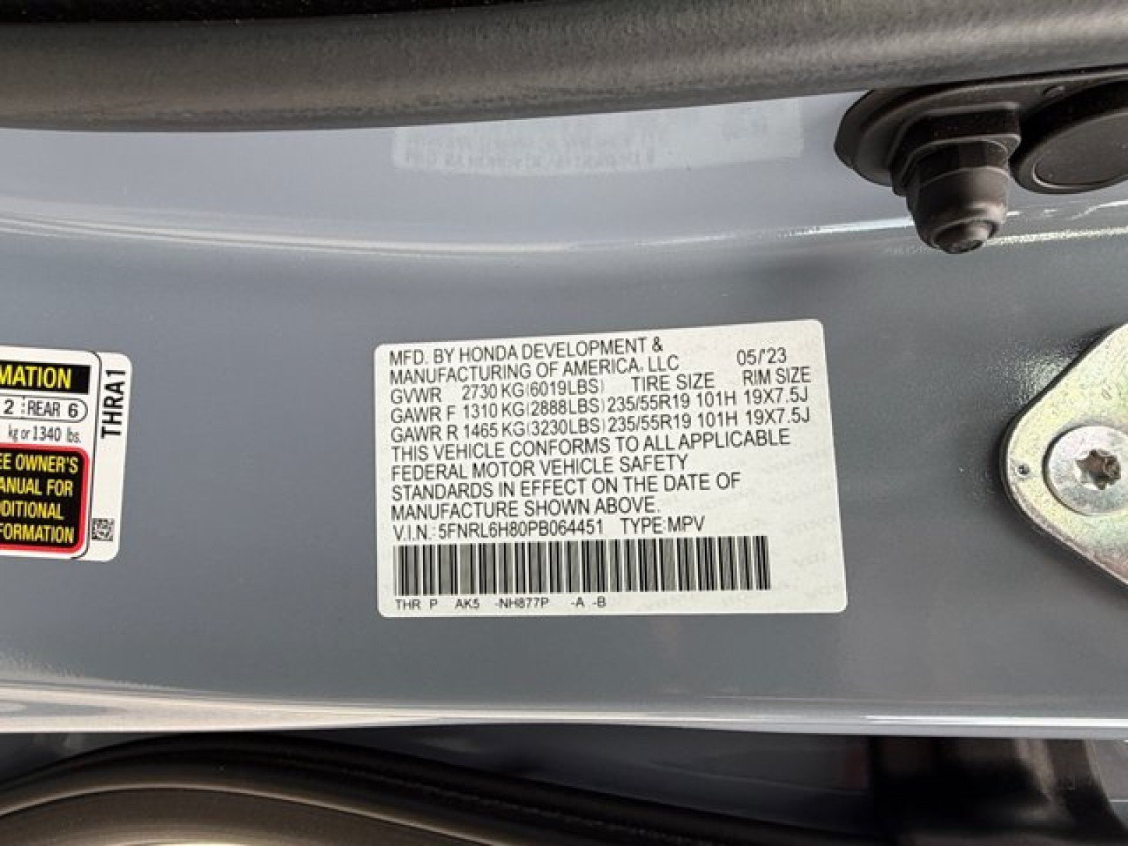 Used 2023 Honda Odyssey Touring image 24