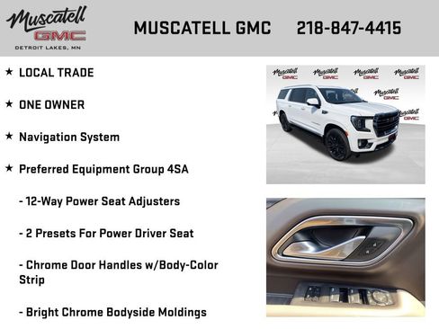 Used 2024 GMC Yukon XL SLT w/ SLT Premium Package AWD/4WD image 6