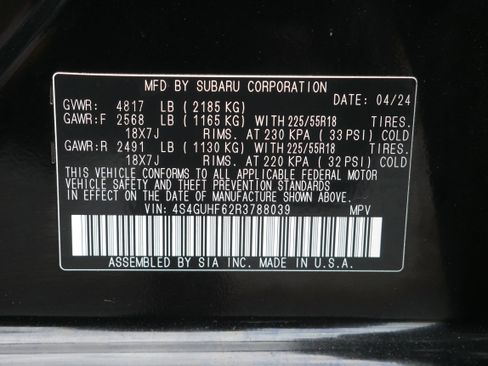 Used 2024 Subaru Crosstrek 2.5i Sport AWD/4WD image 36