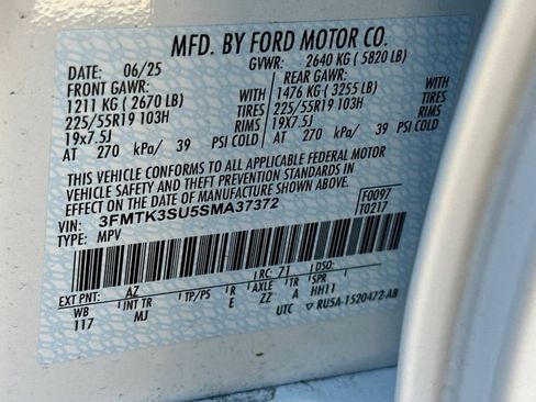 New 2025 Ford Mustang Mach-E Premium w/ Interior Protection Package image 23