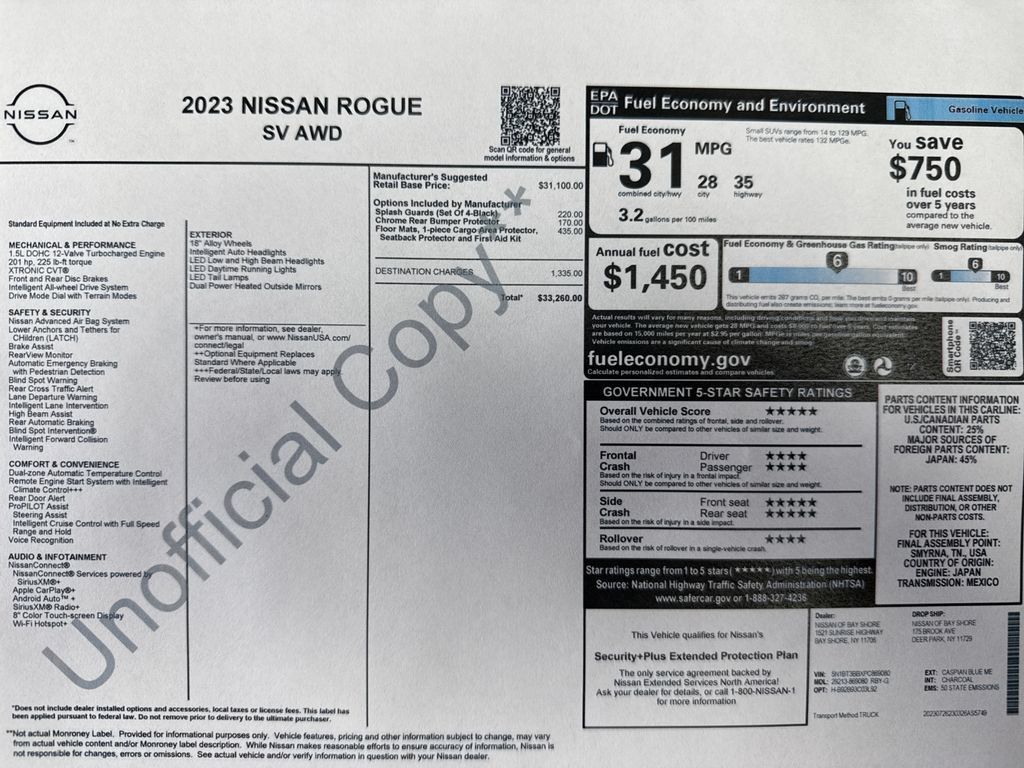 Used 2023 Nissan Rogue SV AWD/4WD image 26