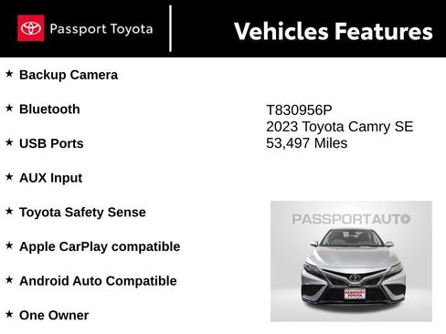 Used 2023 Toyota Camry SE image 9