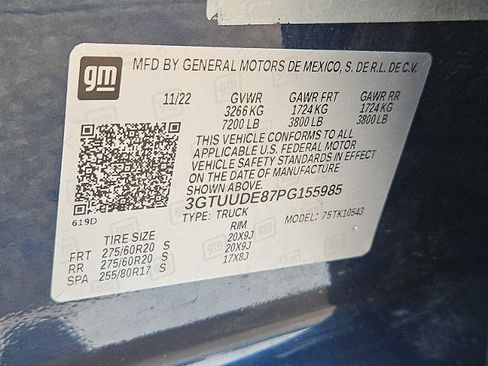 Certified 2023 GMC Sierra 1500 SLT AWD/4WD image 32