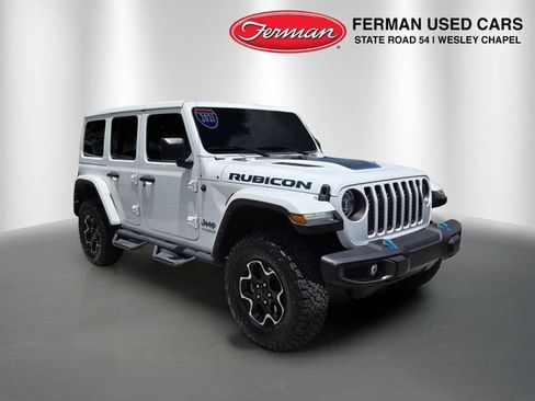 Used 2021 Jeep Wrangler Unlimited Rubicon 4xe AWD/4WD image 1