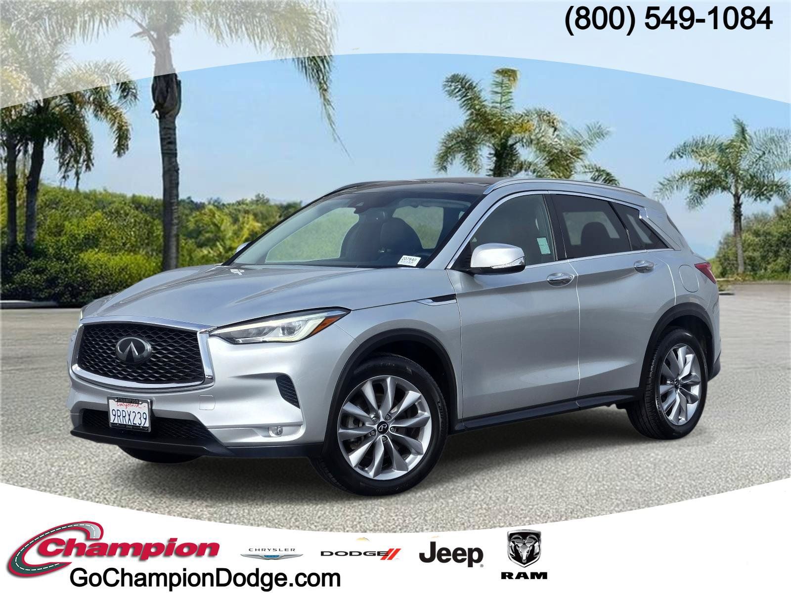 Used 2021 INFINITI QX50 Luxe FWD image 1