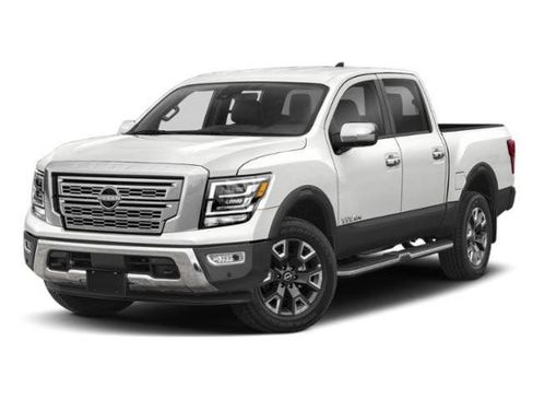 Certified 2023 Nissan Titan Platinum Reserve w/ Off Road Protection Package AWD/4WD image 1