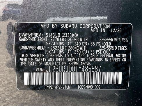 New 2026 Subaru Outback Touring XT image 12