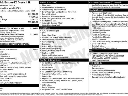 Used 2024 Buick Encore GX Avenir w/ Avenir Technology Package FWD image 8