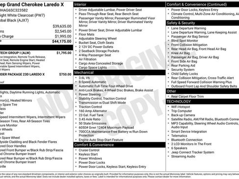Used 2025 Jeep Grand Cherokee Laredo X w/ Luxury Tech Group I AWD/4WD image 40