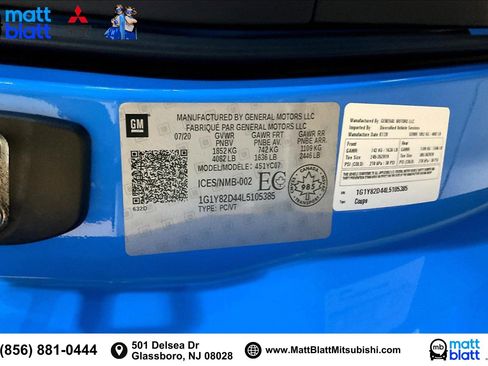 Used 2020 Chevrolet Corvette Stingray Premium Cpe w/ 3LT image 30