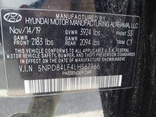 Used 2020 Hyundai Elantra SEL w/ Cargo Package (C1) FWD image 5