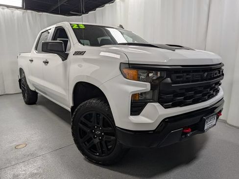 Certified 2023 Chevrolet Silverado 1500 Custom Trail Boss w/ LPO, Dark Essentials Package AWD/4WD image 2