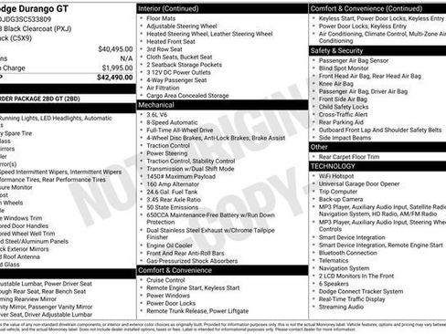 Used 2025 Dodge Durango GT AWD/4WD image 29