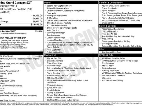 Used 2017 Dodge Grand Caravan SXT w/ Blacktop Package FWD image 3