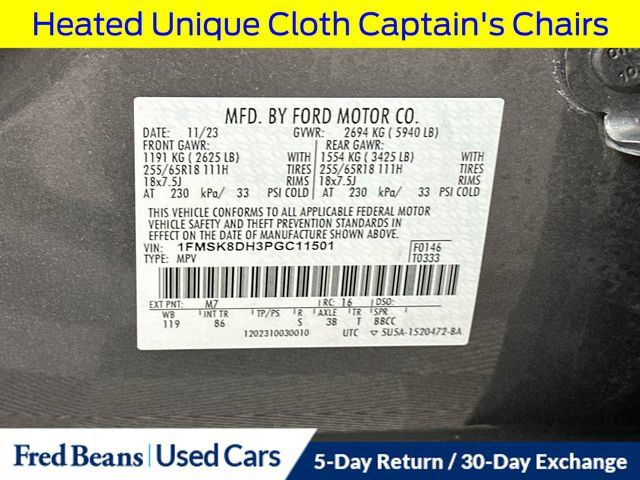 Used 2023 Ford Explorer XLT w/ Class IV Trailer Tow Package AWD/4WD image 38