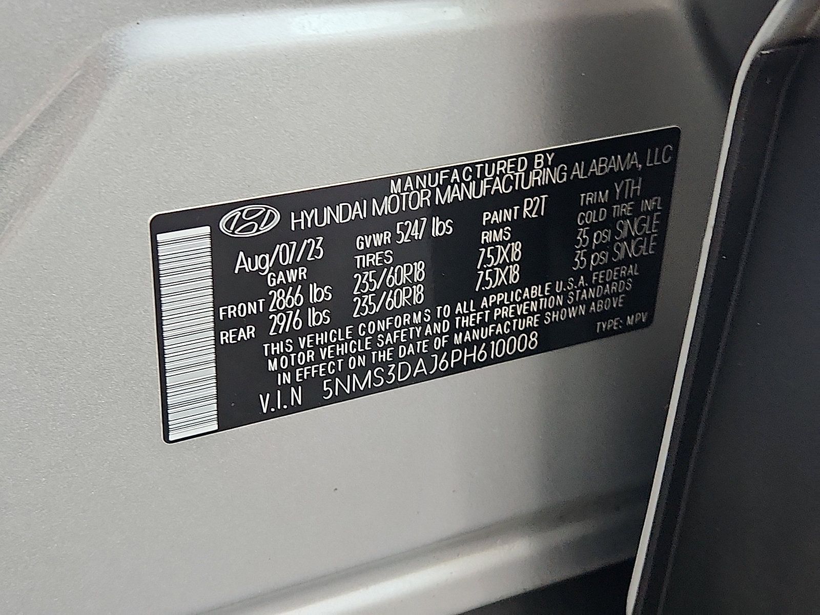 Certified 2023 Hyundai Santa Fe SEL w/ Premium Package AWD/4WD image 27