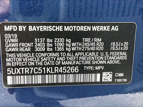 Used 2019 BMW X3 sDrive30i w/ M Sport Package 2 RWD image 34