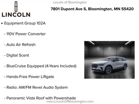 New 2026 Lincoln Nautilus Premier w/ Equipment Group 102A image 5