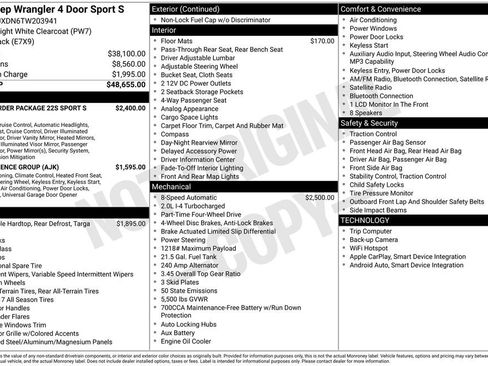 New 2026 Jeep Wrangler Sport S image 29