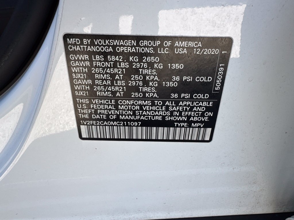 Used 2021 Volkswagen Atlas Cross Sport SEL Premium R-Line AWD/4WD image 14