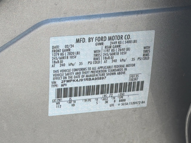 Certified 2024 Ford Edge SEL AWD/4WD image 34