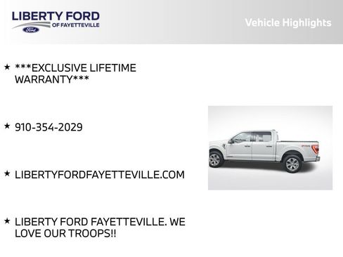 Used 2023 Ford F150 Platinum w/ Equipment Group 701A High AWD/4WD image 5