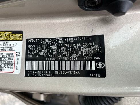 Used 2007 Toyota Camry XLE image 10