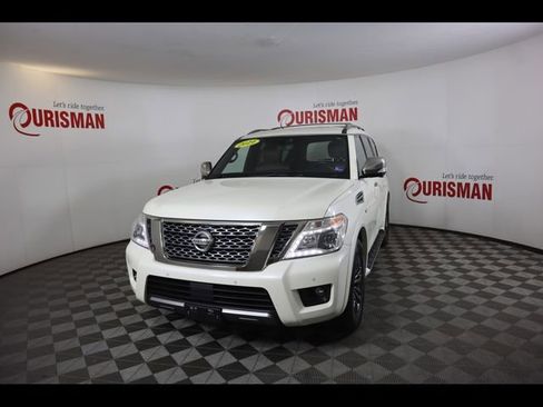 Used 2019 Nissan Armada Platinum w/ Captain's Chairs Package AWD/4WD image 1