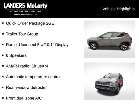 Used 2022 Jeep Compass Trailhawk w/ Trailer Tow Group image 5