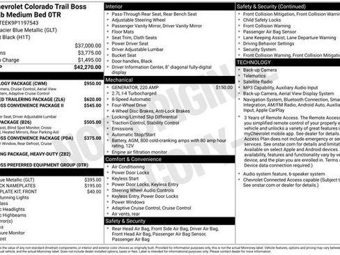 Certified 2023 Chevrolet Colorado Trail Boss w/ Technology Package image 32