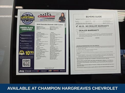 Used 2018 Chevrolet Silverado 1500 Custom w/ Custom Value Package AWD/4WD image 43