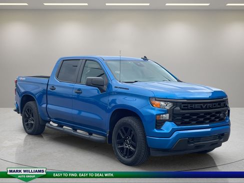 Used 2023 Chevrolet Silverado 1500 Custom w/ LPO, Dark Essentials Package AWD/4WD image 1