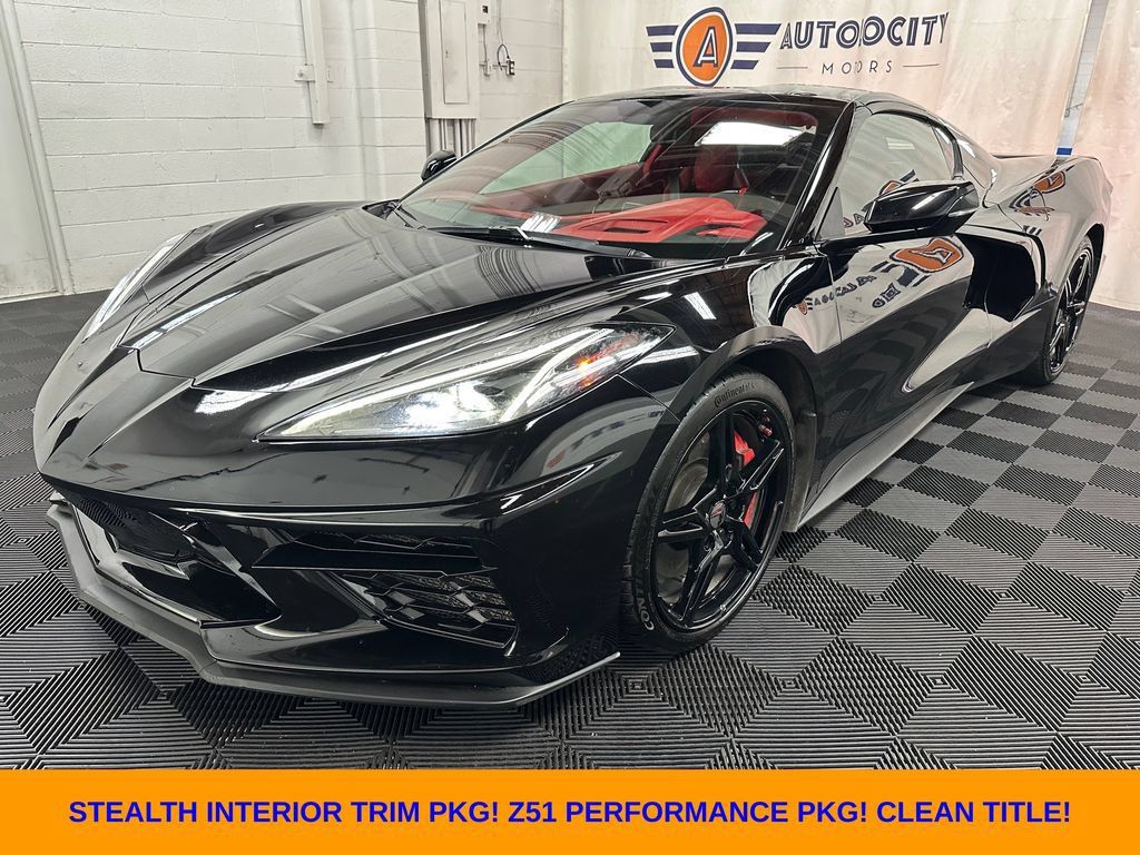 Used 2023 Chevrolet Corvette Stingray Premium Cpe w/ Z51 Performance Package RWD image 1