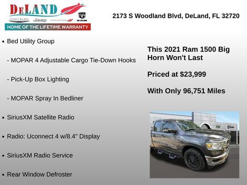 Used 2021 RAM 1500 Big Horn image 18