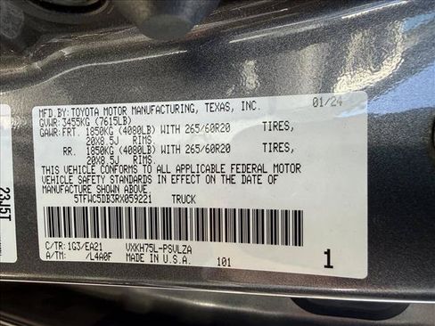 Used 2024 Toyota Tundra Limited w/ TRD Off-Road Package AWD/4WD image 26