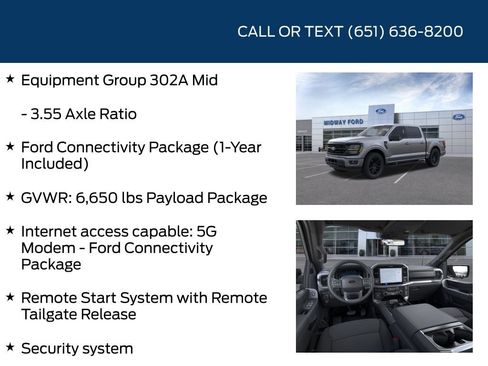New 2026 Ford F150 XLT w/ Equipment Group 302A MID AWD/4WD image 25