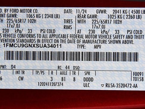 New 2025 Ford Escape Active w/ Cold Weather Package image 15