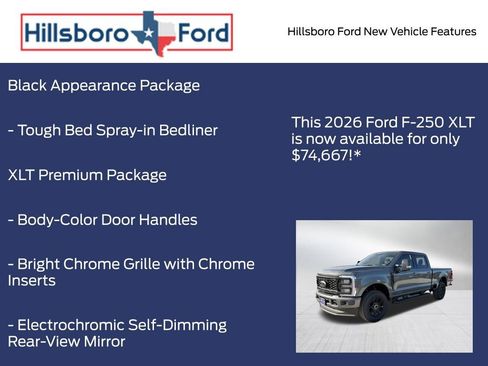 New 2026 Ford F250 XLT w/ XLT Premium Package AWD/4WD image 10