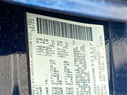 Used 2021 Nissan Titan PRO-4X w/ Off Road Protection Package image 32