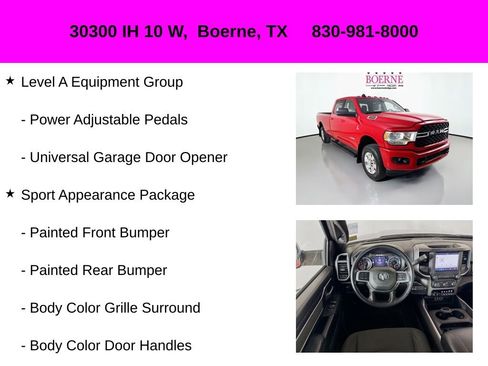 Used 2022 RAM 3500 Big Horn w/ Level A Equipment Group image 30