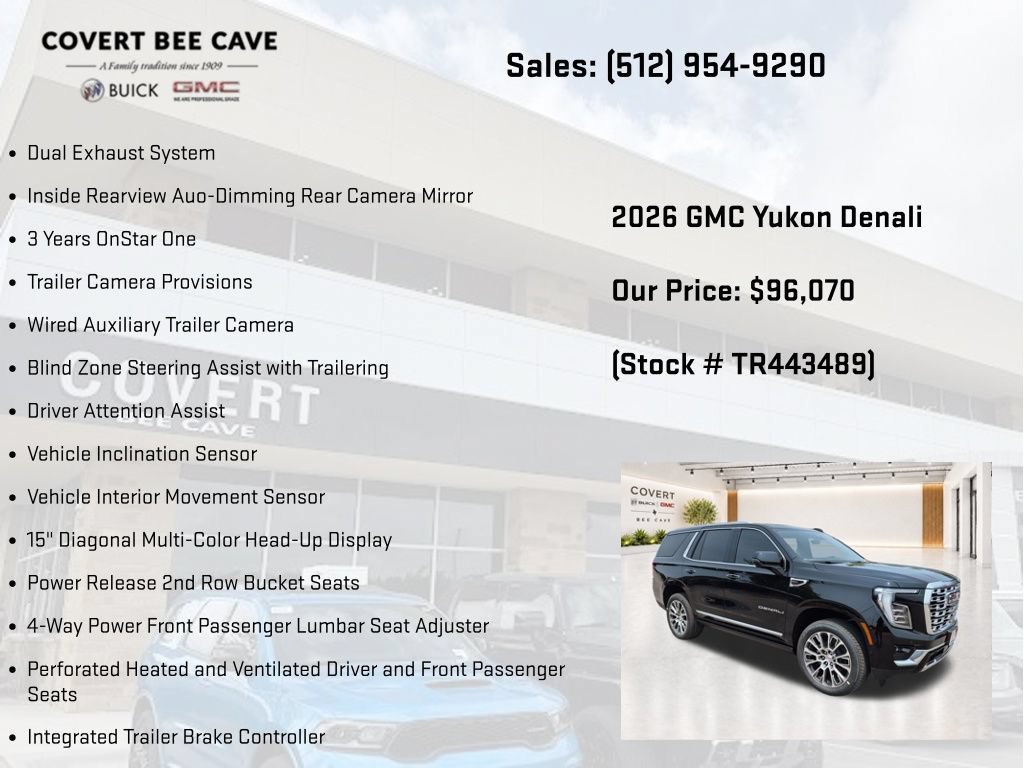 New 2026 GMC Yukon Denali w/ Denali Reserve Package AWD/4WD image 31