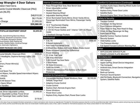New 2026 Jeep Wrangler Unlimited Sahara AWD/4WD image 33