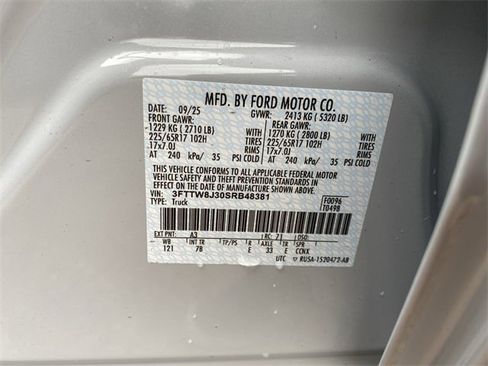 New 2025 Ford Maverick XLT w/ Equipment Group 301A image 55